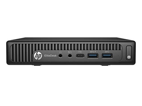 (Renewed) HP EliteDesk 800 G2 Mini PC (Intel Core i5 6th gen, 4 GB DDR4 RAM, 500 GB HDD, Windows 11, WiFi, MS Office|Intel HD Graphics|USB, Ethernet,DP), Black