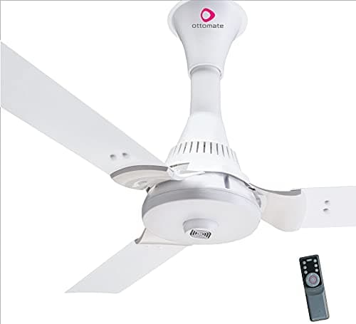 OTTOMATE Smart Shield Mosquito Repellent Fan Smart BLDC Technology 1250 mm Sweep 3 Blade Remote Control 14 High Speed Options 245 Air Delivery CMM 32