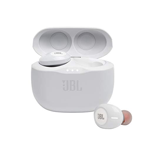(Renewed) JBL Tune 125TWS Truly Wireless Bluetooth In Ear Headphone with Mic (White)