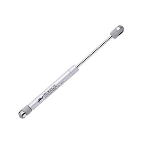 Godrej Hydraulic Gas Spring 150 N (15 KG Load Capacity) Stay Strut Pneumatic Lift Support Cabinet Hinges (Silver)- Pack of 2 Pieces