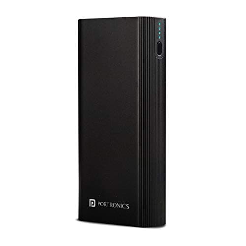 Portronics Power M 20K 20000 mAh Metal Housing Power Bank with Dual Input (Type C + Micro USB) & Triple Output (Fast Charging, 18 W with QC 3.0 &a