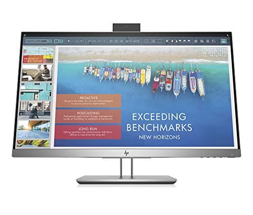 HP 23.8’’ (60.45 cm) EliteDisplay E243d FHD IPS LED Backlit Anti-Glare Monitor with in-Built Docking Station (Black/Silver)