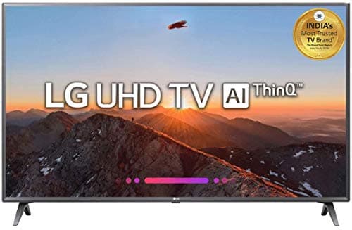 LG 108 cm (43 Inches) 4K UHD LED Smart TV 43UK6360PTE (Black) (2018 model)