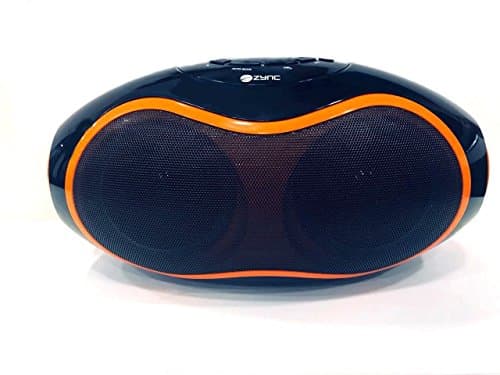 Zync Orko Wireless Bluetooth Portable Speaker with USB/FM/SD Card Reader/AUX in(Orange)