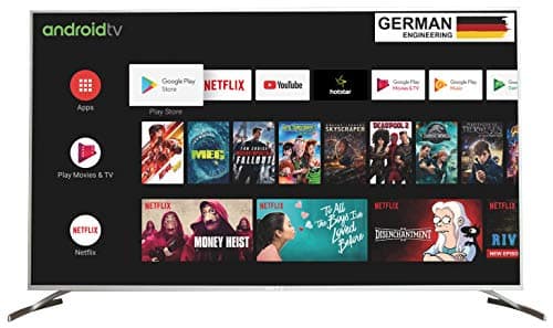 METZ 138 cm (55 inches) 4K Ultra HD Certified Android Smart LED TV M55G2 (Metallic Bezel)