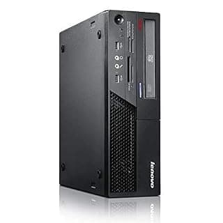 (Renewed) Lenovo ThinkCenter M58 Desktop (Intel Core 2 Duo,/8 GB RAM/ 500 GB HDD/ Windows 10 Pro, MS Office/USB, Ethernet,VGA), Black