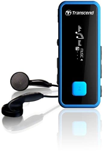 Transcend MP350 TS8GMP350B MP3 Player (8GB,Black and Blue)