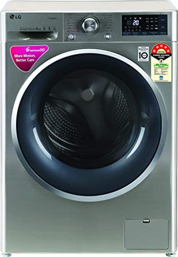 LG 8 Kg 5 Star Inverter Wi-Fi Fully-Automatic Front Loading Washing Machine (FHT1408ZWS, VCM, Turbowash)