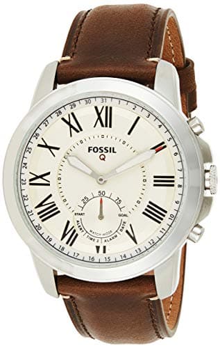Fossil Digital Beige Dial Unisex Hybrid Smartwatch-FTW1118