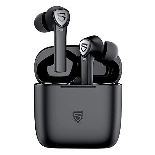 SoundPEATS TrueCapsule2 True Wireless Earbuds with 4 Mics, in-Ear Detection, Bluetooth 5.0 Headphones, 40 Hours Playtime, Single/Twin Mode, USB-C Quic