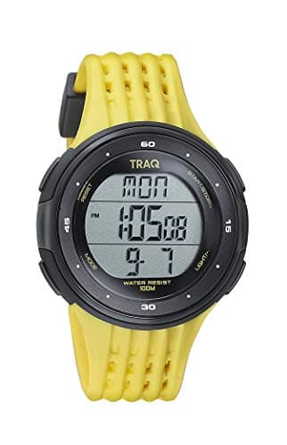 Traq by Titan Lite Unisex Activity Tracker with HRM chest strap for 25 workouts with Stop Watch & Backlight 75007PP04