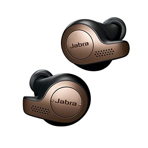 (Renewed) Jabra Elite 65t Alexa Enabled True Wireless Earbuds with Charging Case (Copper Black)