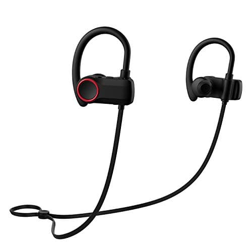 WEARFIT Charge Plus Bluetooth 4.1 in Ear Wireless Sports Earphones with Microphone (Black)