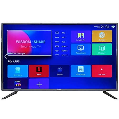 eAirtec 140 cms (55 Inches) 4K Ultra HD Smart LED TV 55AT (Black) (2021 Model)