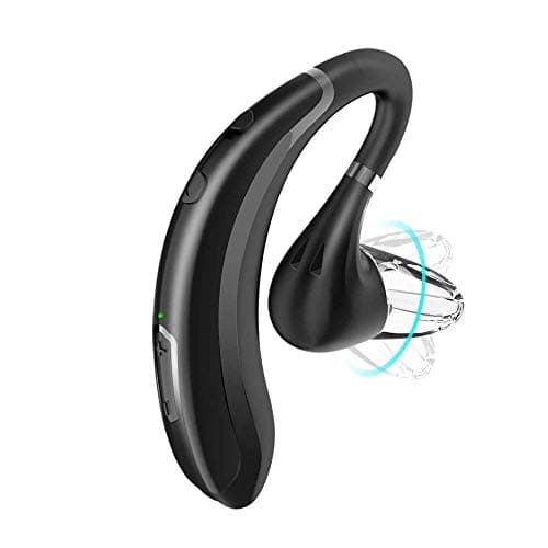 KEMIPRO S108 Single Wireless Mobile Phone Bluetooth Mono Headset Headphone for Calling & Music Listening - 5 Minutes of Charging, 20 Hours Calling