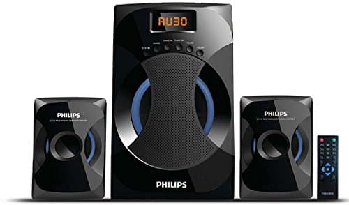 (Renewed) Philips MMS-4545B 2.1 Channel Speakers System (Black)
