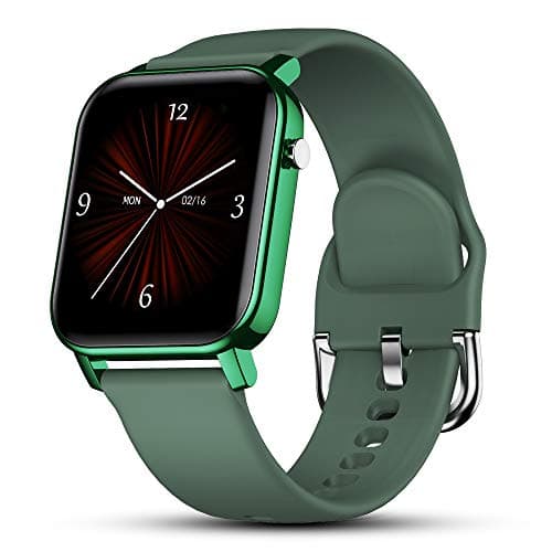 TAGG Verve Waterproof Smartwatch with Full Touch Controls and High Resolution Display || 10 Days Battery Backup-Green