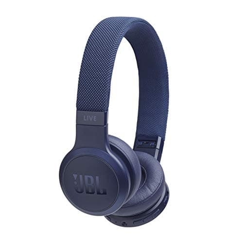(Renewed) JBL Live 400BT Wireless On-Ear Voice Enabled Headphones (Blue)