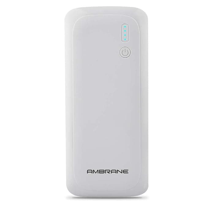 Ambrane P-1250 12500mAh Power Bank White Power Banks