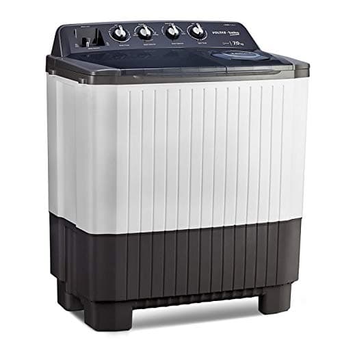 VOLTAS BEKO 7 kg 5 Star Semi Automatic Washing Machine WTT70ABRT (Burgundy)