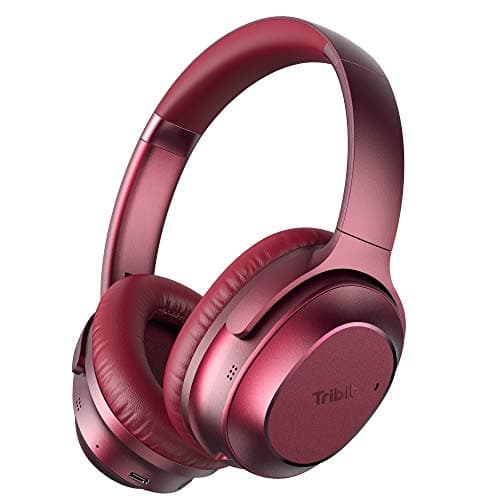 Tribit QuietPlus 72 Bluetooth Headphones, 32dB Hybrid Active Noise Cancelling Headphones, Wireless Over Ear Headphones with CVC8.0 Mic, 30H Playtime,