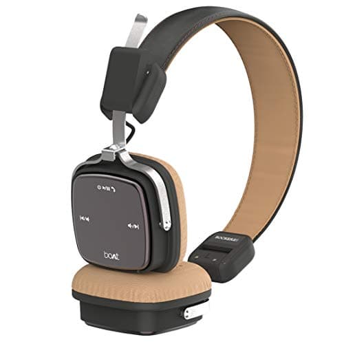 (Renewed) BoAt Rockerz 600 Bluetooth Headphones (Brown)