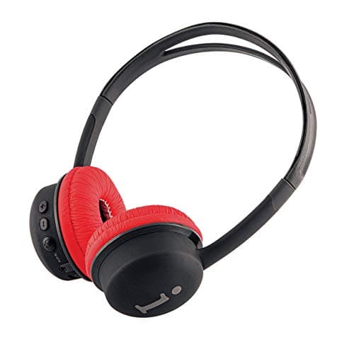 iBall Kids Star Kids Safe Stereo Bluetooth Headset with Mic-Black and Red