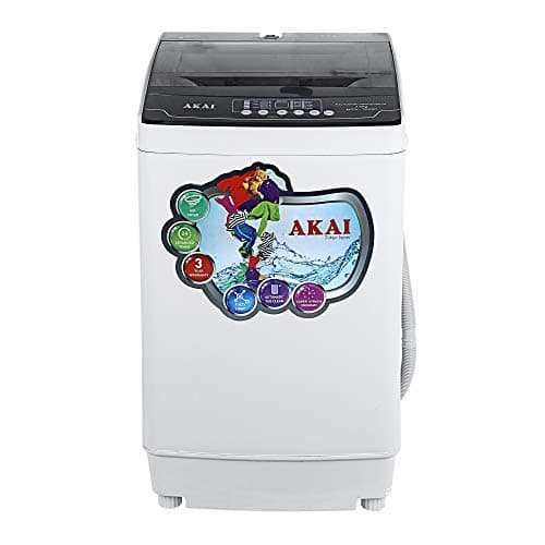 Akai 7.5 kg Fully Automatic Top Loading Washing machine (AKFW-7500GY)