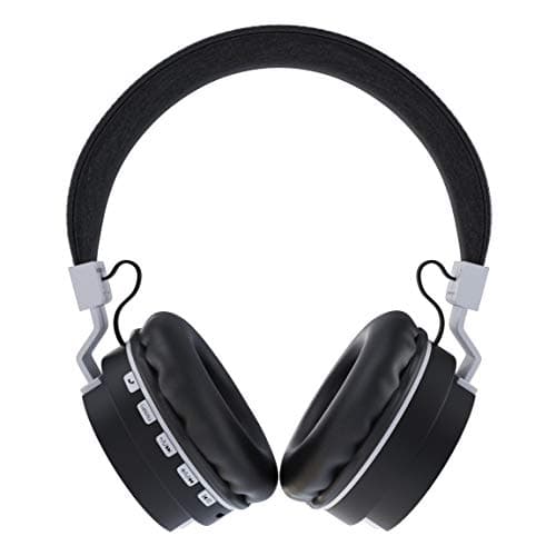 CORSECA Carnival On-Ear Wireless Headphones with Built in Mic DM6200 (Black)