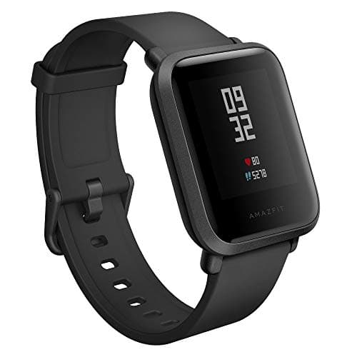 Amazfit Xiaomi Huami Bip GPS Fitness Tacker Heart Rate IP68 Professional Waterproof Smart Watch (Black)