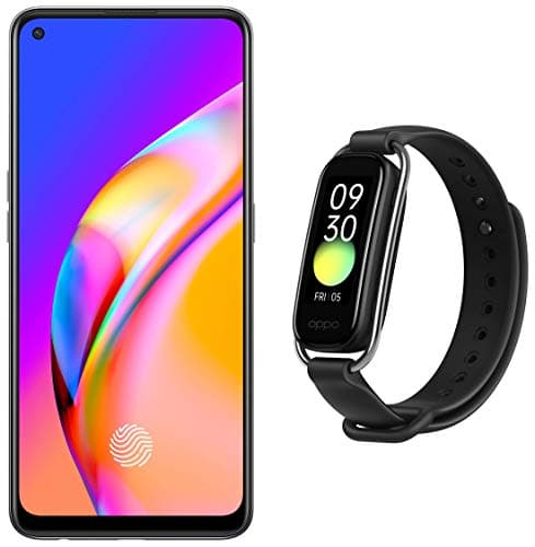OPPO F19 Pro+ 5G (Fluid Black, 8GB RAM, 128GB Storage) with No Cost EMI/Additional Exchange Offers + OPPO Smartband Style