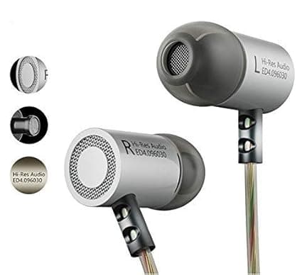 Denler Bass Max ED4 in-Ear Bass Reflex Headphones with Mic (Grey) In-Ear