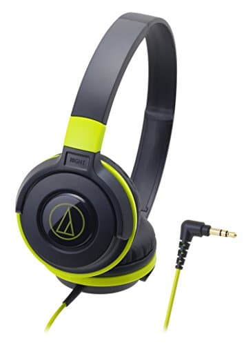 Audio-Technica Street Monitoring ATH-S100BGR Wired On Ear Headphone Without Mic (Black/Green)