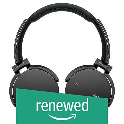 (Renewed) Sony MDR-XB650BT EXTRA BASS Wireless Headphones with Bluetooth and NFC (Black)