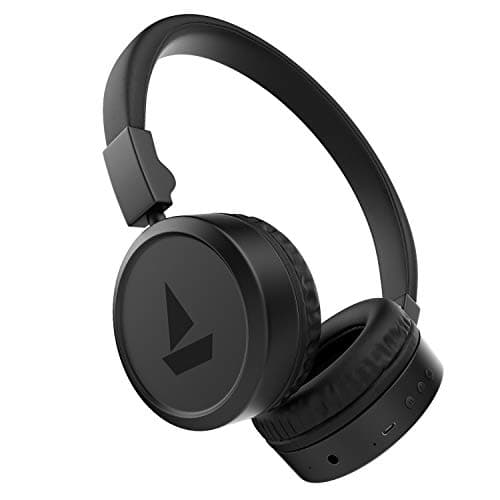 boAt Rockerz 390V2 Wireless Bluetooth V4.2 Connectivity with Aux-in Port, Punchy Rhythmic Bass, Ergonomic Design with Integrated Controls & in-Bui