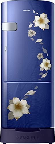 Samsung 192 L 3 Star Inverter Direct Cool Single Door Refrigerator(RR20T1Z2YU2/HL, Star Flower Blue, Base Stand with Drawer)