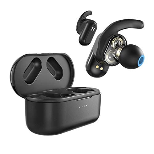 SOUNDPEATS TruEngine 2 True Wireless Bluetooth Earbuds, BT 5.0 Headphones, Earphones with Mic, TWS+ Technology, 30 Hours Playtime with Wireless Chargi