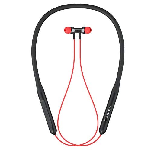 Modernista PowerBass 100 Bluetooth Wireless in Ear Earphones with Mic (Black, Red)