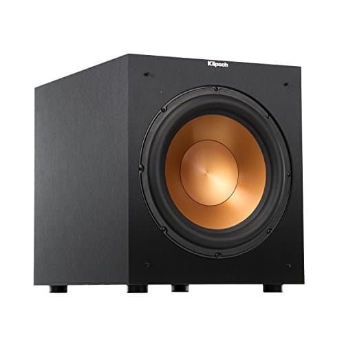 Klipsch R-12SW 12-Inch Front-Firing 400W Max Subwoofer, Brushed Black Vinyl