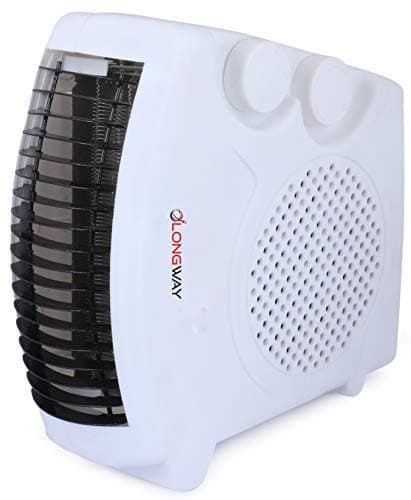 Longway Hot Max Fan Room Heater(Heat Converter With Temperature Control & 2 Heating Speed Option) 2000 W (color-White)
