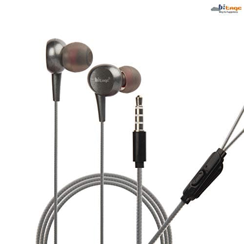 Hitage HB-131+ Wired in Ear Earphone with Mic (Black)