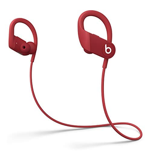 Powerbeats High-Performance Wireless Earphones - Apple H1 Headphone Chip, Class 1 Bluetooth, 15 Hours of Listening Time, Sweat Resistant Earbuds - Red