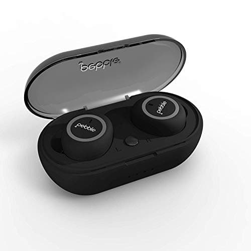 (Renewed) Pebble Duo True Wireless Earbuds (TWS Bluetooth 5.0) with Magnetic Charging Case, HD Stereo Sound, IPX5 Waterproof and Inbuilt-Mic