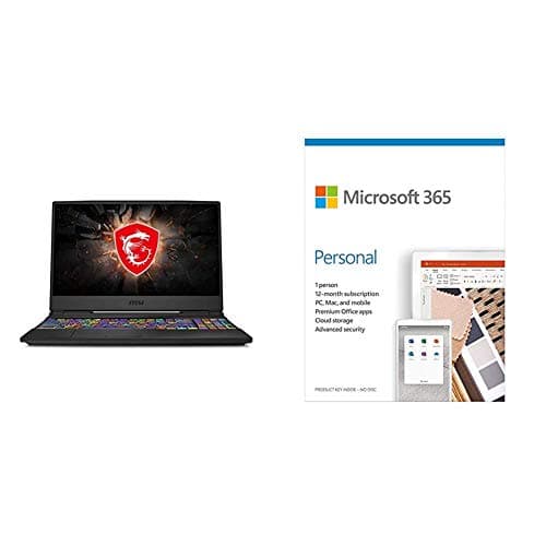 MSI Gaming GL65 Leopard , Intel 9th Gen. i7-9750H, 15.6" FHD Gaming Laptop (8GB/512GB NVMe SSD/Windows 10 Home/Nvidia GTX 1650/ Black/2.3Kg)+Micro