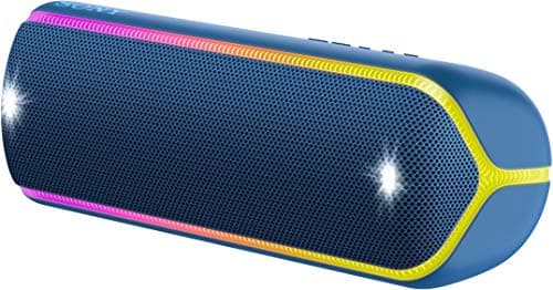 (Renewed) Sony SRS-XB32 Wireless Extra Bass Waterproof Speaker - Blue