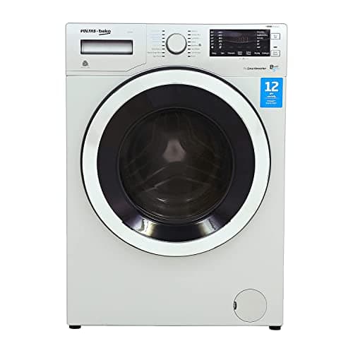 Voltas Beko 8 kg Inverter Washer Dryer (WWD80S, Grey)