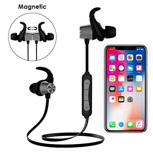 PTron Sparkpro in-Ear Wireless Bluetooth Headphones with Mic - (Black) Accessory Kits