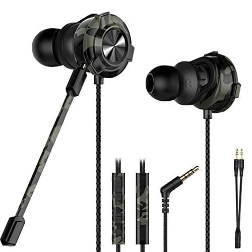 CLAW G9X Single Driver Wired Gaming Earphones with Adjustable Boom & in-line Mic, Volume Control, Mute Switch & 3D Stereo Sound for Phones, Ta
