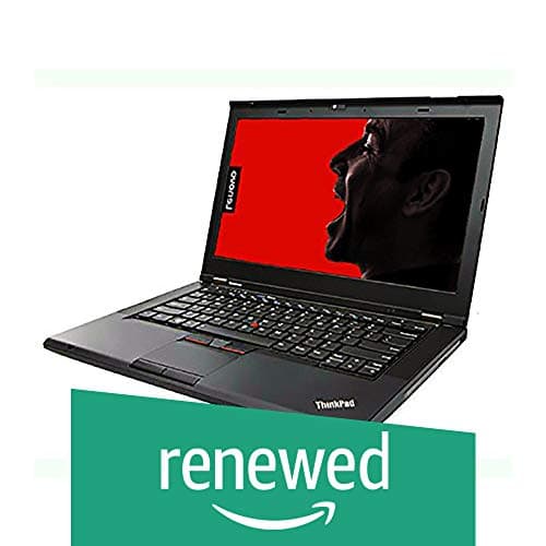 (Renewed) Intel Lenovo Thinkpad T430 14.1-inches Laptop - 3rd Gen Core i5 3320M/4GB/1TB/Windows 10 Pro 64 Bit/Integrated Graphics, Black