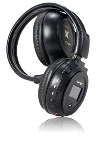 Intex Jogger B Wireless Bluetooth Over The Ear Headphone with Mic (Black)